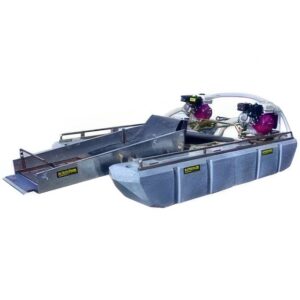 Keene 6″ Gold Dredge Twin GX200 & 263 Compressor