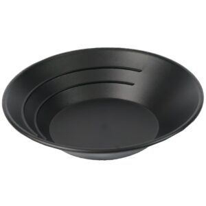Black Plastic 10" Gold Pan