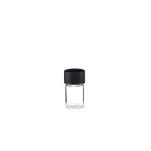 Vial - Glass 1/2 Oz With Plastic Cap