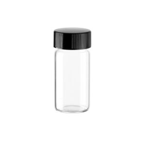 Vial – Glass 4 Oz With Plastic Cap