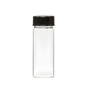 Vial – Glass 6 Oz With Plastic Cap